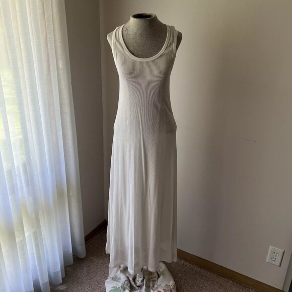 Vintage Jean Paul Gaultier JPG Jeans Mesh Sleeveless Dress
